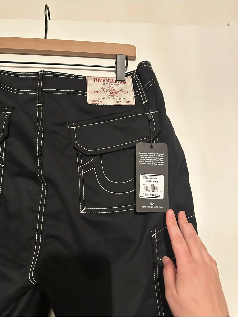 True Religion baggy cargo pants